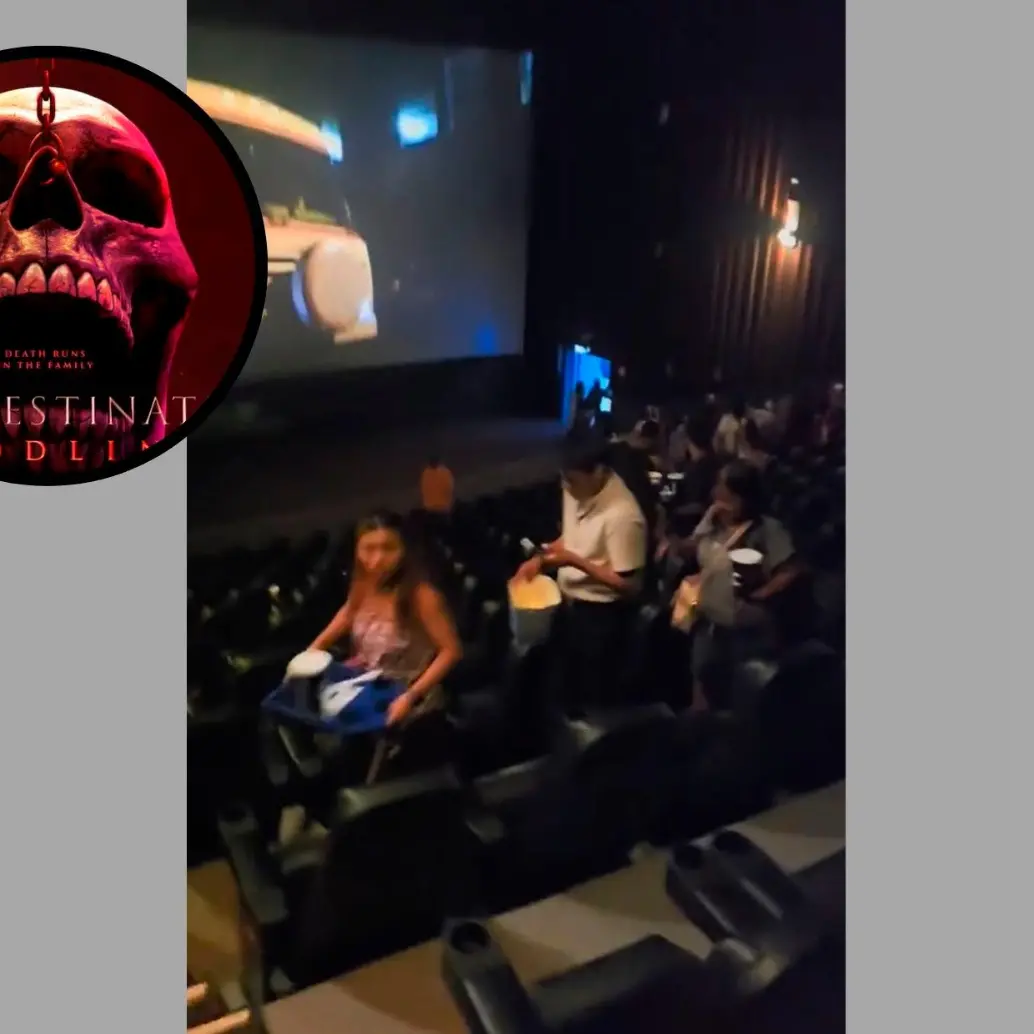 Los espectadores no pudieron terminar de ver “Destino Final” por el desalojo que ordenaron. FOTO CAPTURA DE VIDEO