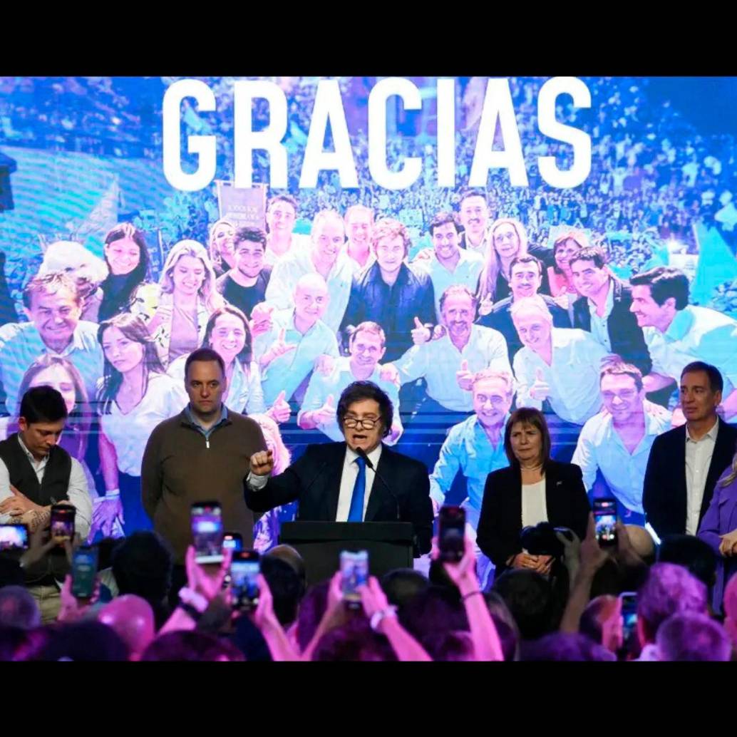 El presidente Javier Milei calificó los resultados de las elecciones legislativas como “históricas”. FOTO AFP