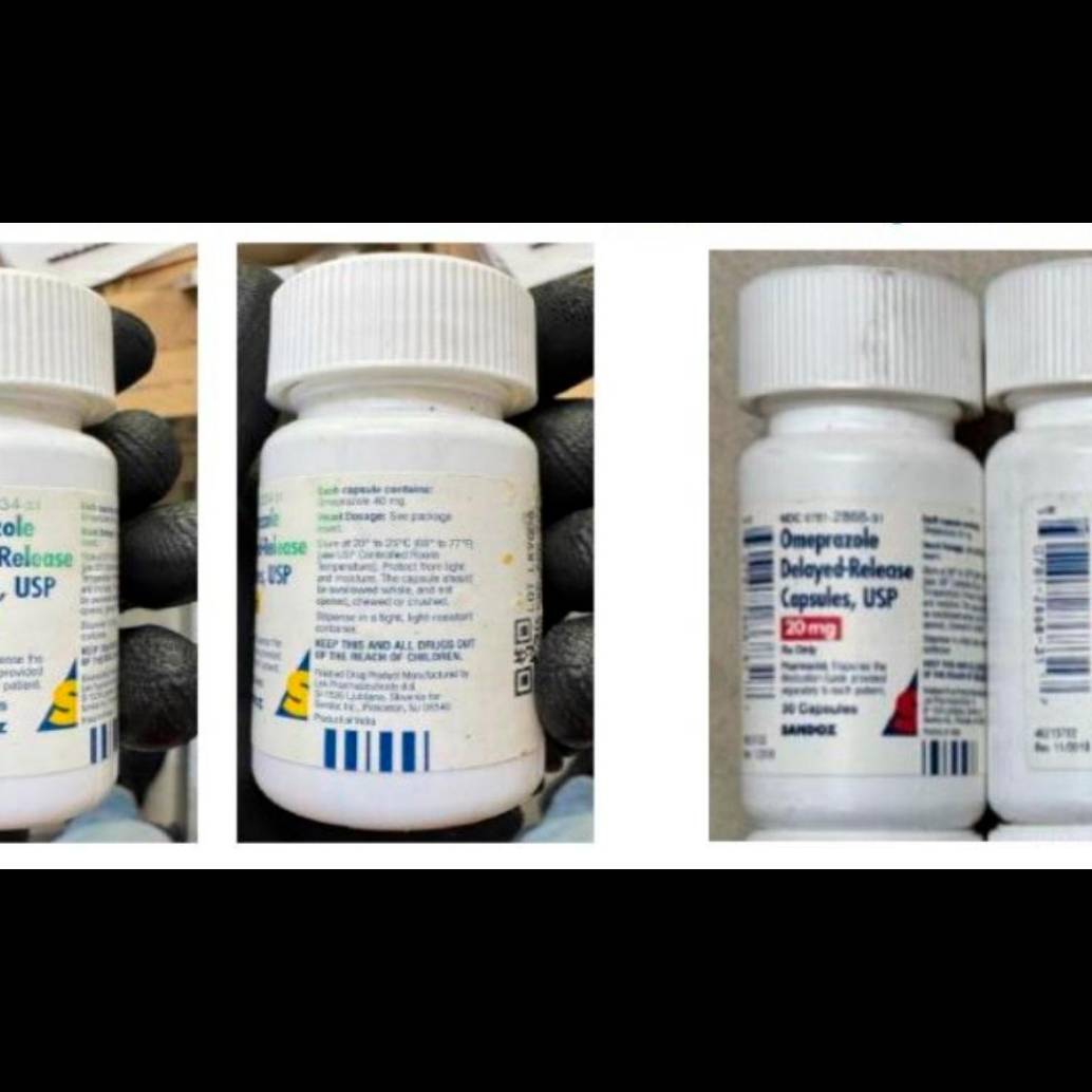 Estas son las dos presentaciones de Omeprazol que se están vendiendo de forma ilegal en el país. FOTO CAPTURA DE PANTALLA
