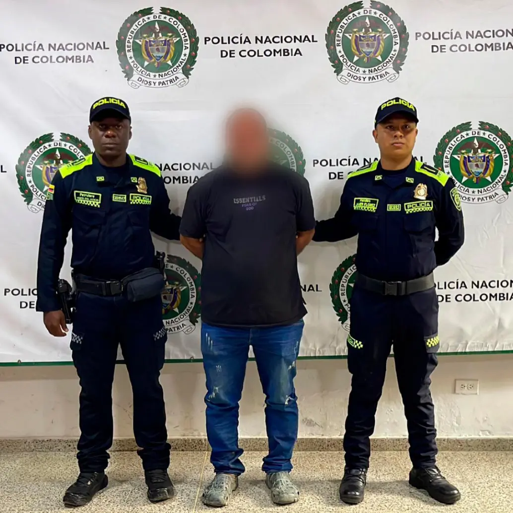 El presunto agresor que casi dejó muerta a su pareja sentimental hace 16 años fue capturado en Urabá. FOTO: POLICÍA