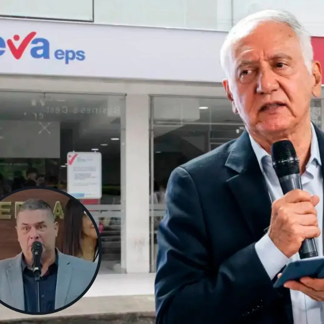 El ministro de Salud, Guillermo Jaramillo, y el gerente del Hospital San Rafael de Itagüí, Luis Fernando Arroyave. FOTO COLPRENSA