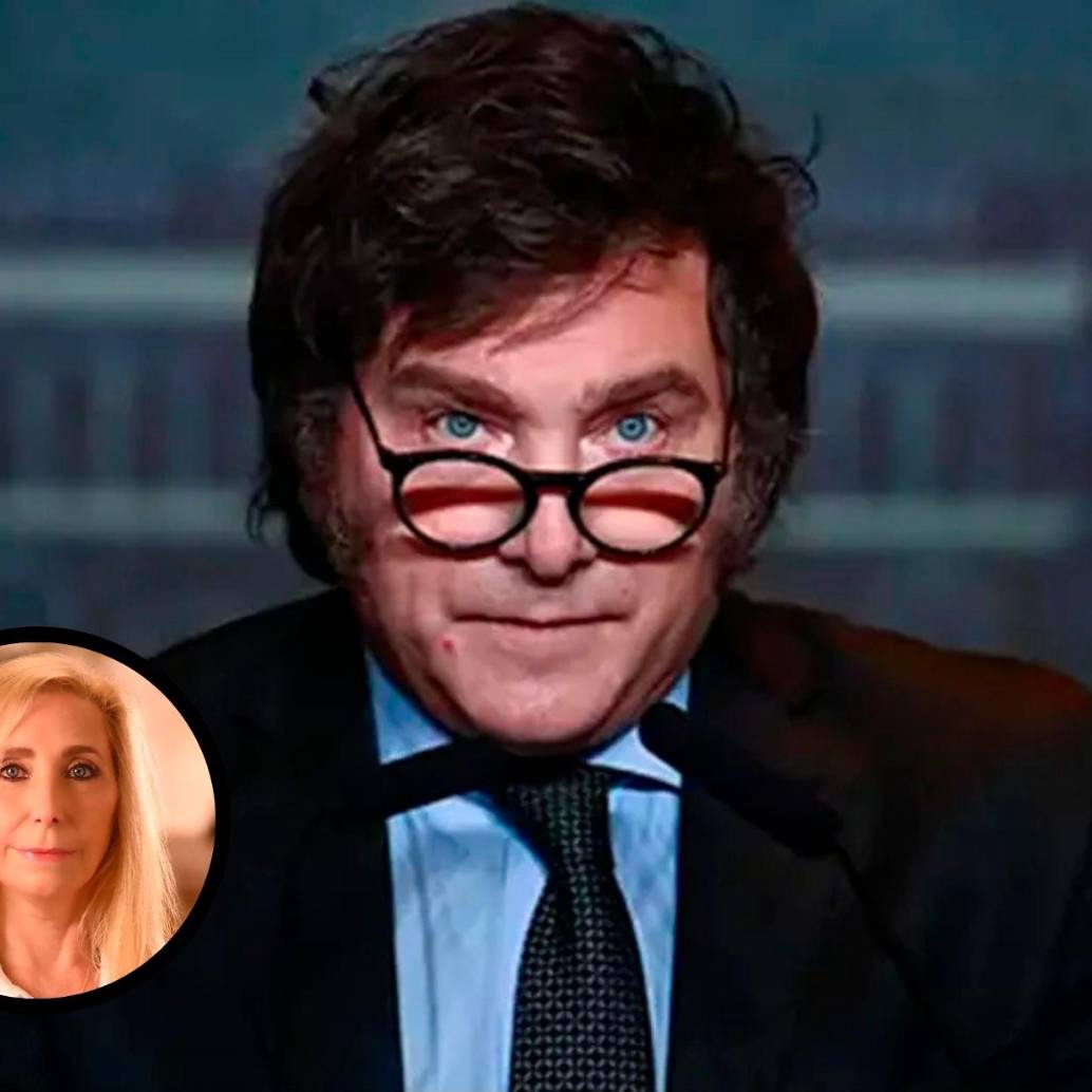 El presidente de Argentina se refiere a su hermana, Karina Milei, como “el jefe” y es su secretaria en Presidencia. FOTO AFP