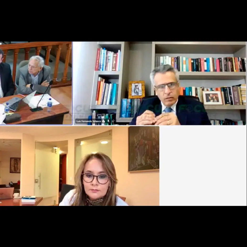 La audiencia de imputación de cargos y solicitud de medida de aseguramiento contra los exministro del Gobierno Petro. FOTO: Captura de video