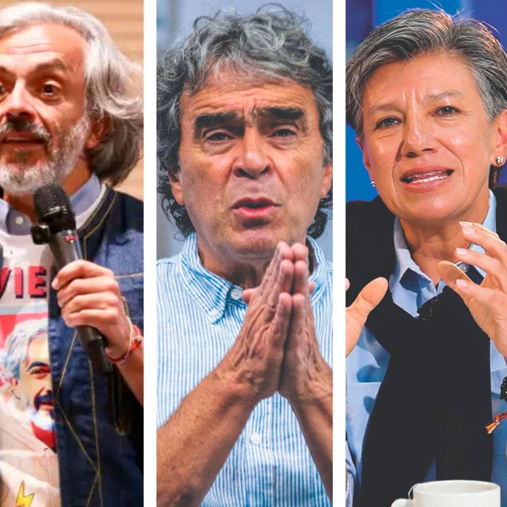 De izquierda a derecha: Paloma Valencia, Juan Daniel Oviedo, Sergio Fajardo y Claudia López. FOTO CORTESÍA