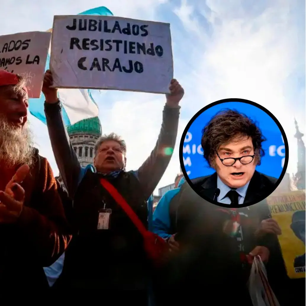 El presidente Javier Milei ha defendido su plan de equilibrio fiscal para Argentina. FOTO AFP