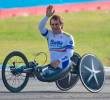 Alex Zanardi fue ejemplo de superación en el deporte mundial. FOTO AFP