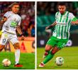 En la imagen aparecen Dayro Moreno y Edwin Cardona, dos referentes de Once Caldas y Nacional en la Liga que inicia este viernes. FOTOS JUAN ANTONIO SÁNCHEZ Y MANUEL SALDARRIAGA