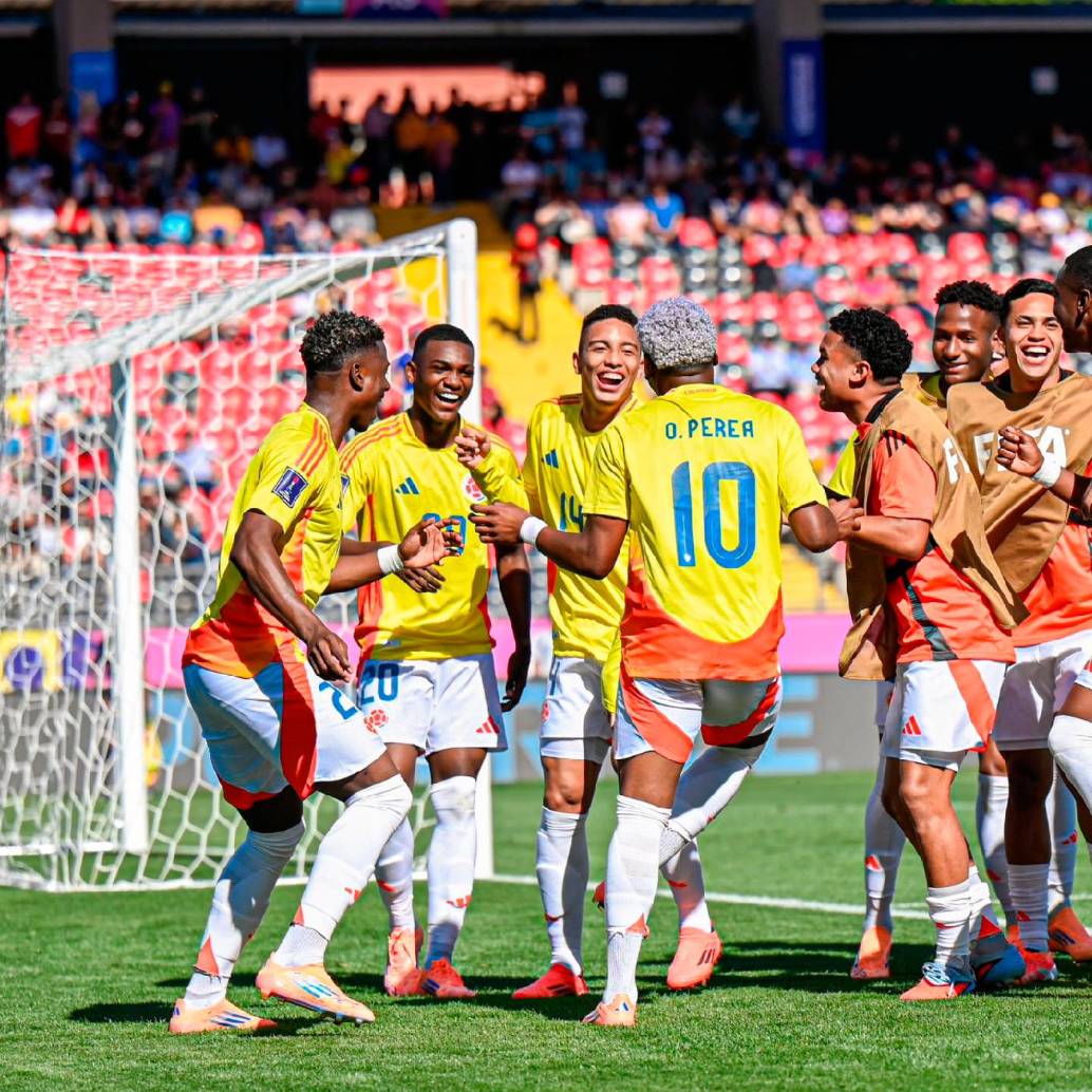 Colombia está invicta en el Mundial Sub-20 de Chile. Viene de vencer 3-1 a Sudáfrica. FOTO X-SELECCIÓN COLOMBIA