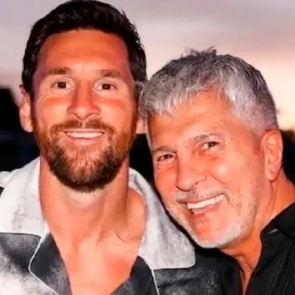 Lionel y su padre Jorge Messi. FOTO INSTAGRAM MESSI