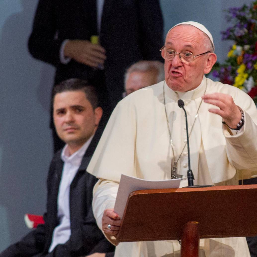 El papa Francisco reconoció que todavía persiste la gripa en su cuerpo. FOTO JUAN ANTONIO SÁNCHEZ OCAMPO 