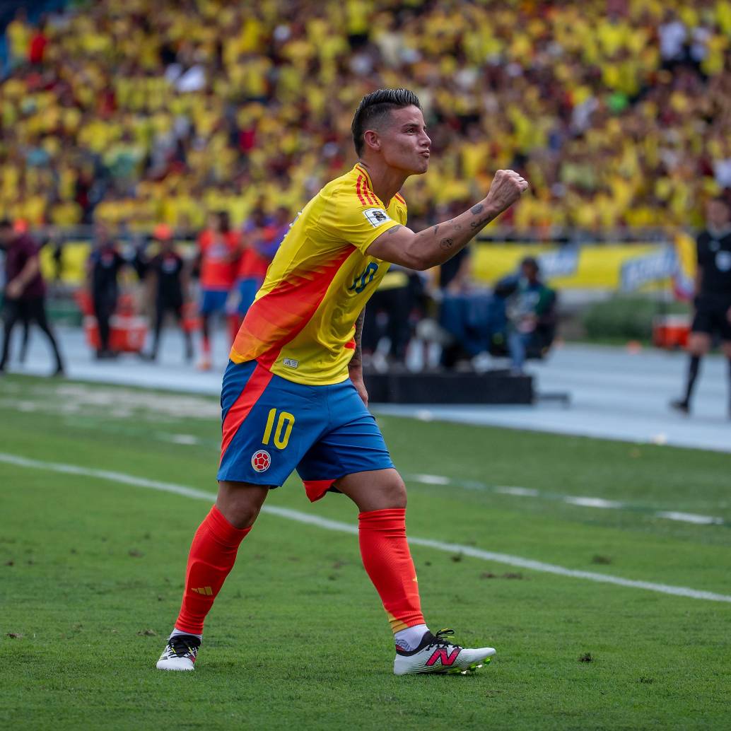 James Rodríguez es el capitán de la Selección Colombia y aspira jugar su tercer Mundial tras los de 2014 y 2018. FOTO: Juan Antonio Sánchez