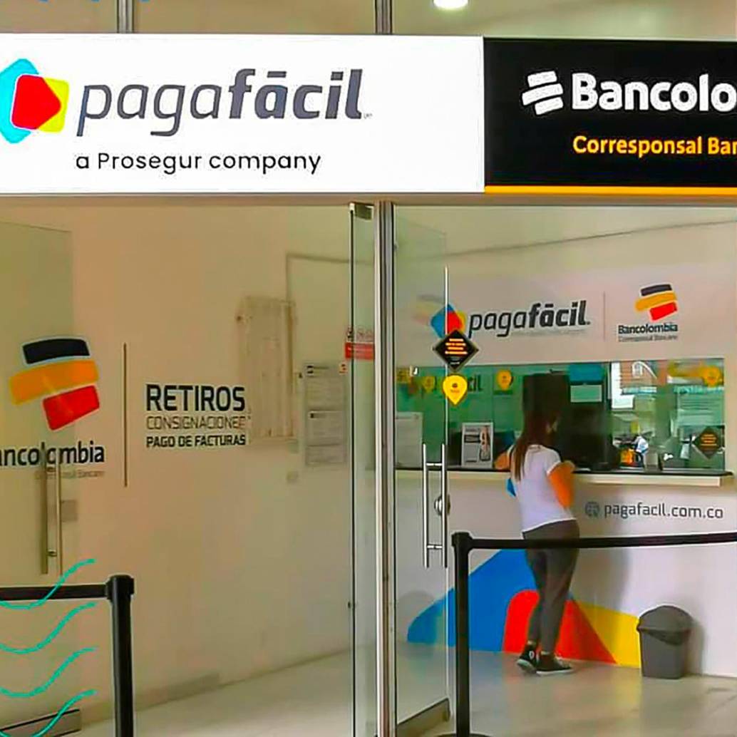 Los corresponsales bancarios operan en comercios como tiendas, droguerías y supermercados. FOTO: EL COLOMBIANO