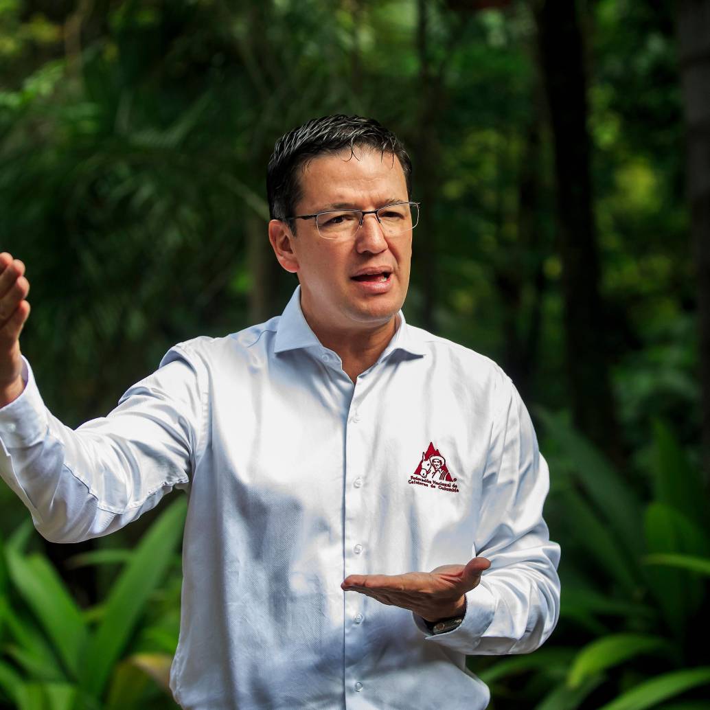 Germán Bahamón Jaramillo, gerente de la Federación Nacional de Cafeteros de Colombia, destacó que el Censo Cafetero 2026 registró 349.983 cédulas cafeteras, reflejando el fortalecimiento de la institucionalidad y la participación de las familias productoras. FOTO Camilo Suárez