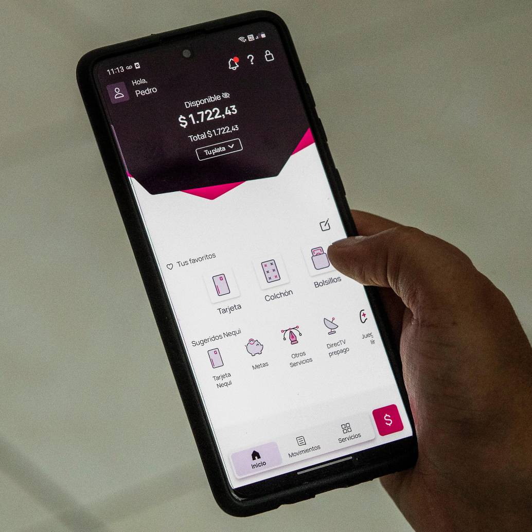 Usuarios tendrán interrupciones nocturnas y en las madrugadas, en transferencias y acceso a la app por trabajos técnicos programados esta semana. FOTO EL COLOMBIANO. 