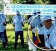 Integrantes de la Coordinadora Nacional Ejército Bolivariano. Foto: tomada de video.