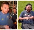 Lionel Messi y su bonito gesto con el periodista venezolano Manu Gutiérrez. FOTOS PANTALLAZOS TOMADOS DEL X @ManuSportsVE
