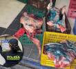 A la carne en mal estado le aplican un líquido de color azul para identificarla como no apta para el consumo. FOTOS Alcaldía de Bello.