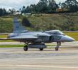 En la imagen, el avión de combate Gripen, de la empresa sueca Saab, con el cual reemplazarán el escuadrón de jets de combate Kfir, ya obsoleto. FOTO camilo suárez y cortesía