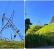Así quedó una de las torres de energía afectadas por el atentado atribuido por las autoridades a las Disidencias de las Farc en Yolombó, Antioquia. FOTO: Cortesía