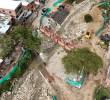 Una de las 6 obras que adelanta la alcaldía en las quebradas priorizadas de la ciudad. FOTO Alcaldía de Medellín.
