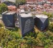 Así luce el renovado Parque Biblioteca Santo Domingo Savio, en el nororiente de la ciudad, que abrió sus puertas tras 11 años. FOTO Alcaldía de Medellín.