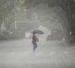 Las lluvias se sintieron en el norte del Valle de Aburrá, Medellín, Envigado e Itagüí. FOTO: Camilo Suárez Echeverry. Archivo El Colombiano