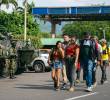 La captura de Nicolás Maduro el pasado 3 de enero devolvió la esperanza de aquellos migrantes venezolanos que cruzaron la frontera y llegaron a Antioquia en busca de refugio, trabajo y un futuro mejor. FOTO afp