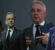 Andrés Felipe Arias, Álvaro Uribe y el exfiscal, Néstor Humberto Martínez. Foto: Colprensa