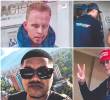 Arriba a la izquierda el ciudadano ruso, a su derecha el extranjero alemán. En la esquina inferior izquierda el “influencer” Chill Capo, y a su derecha Samuel McVey, ambos estadounidenses. FOTOS CORTESÍA Y REDES SOCIALES.