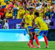 El futbolista Jhon Arias marcó el gol con lo que Colombia se metió a los octavos de final del Mundial de Norteamérica. Foto: Getty