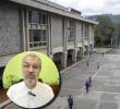 Héctor Iván García, a su vez, señaló que él no es un agente del Gobierno Nacional, y que el petrismo no se tomó la Universidad de Antioquia. FOTO Juan Antonio Sánchez y cortesía.