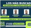 El cartel de los hombres más buscados por delitos de violencia de género en el Valle de Aburrá. FOTO Policía Metropolitana.
