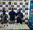 A alias ‘Choroto’ lo capturaron en posesión de más de $20 millones en efectivo. FOTO Ejército Nacional.