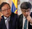 Presidente Gustavo Petro y el magistrado, Jorge Enrique Ibáñez. Foto: Colprensa