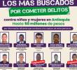 Estos son algunos de los más buscados y otros que ya han sido capturados por los delitos de este tipo en Antioquia. FOTO Gobernación de Antioquia.