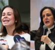 Maria Claudia Tarazona y la senadora Maria Fernanda Cabal. Foto: Colprensa