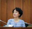 La senadora Isabel Zuleta investigada por el llamado tarimazo en Medellín. FOTO: Colprensa