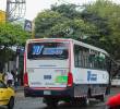 Los buses intermunicipales que aceptarán el pago con la tarjeta Cívica estarán contramarcados con logos distintivos. FOTO Metro de Medellín.