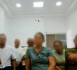 En total, fueron nueve los capturados por, presuntamente, hacer parte de esa red delictiva. FOTO Fiscalía General de la Nación.