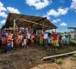 El resguardo indígena beneficiado lleva por nombre La Marina, y está ubicado en el municipio de Murindó. FOTO Gobernación de Antioquia.
