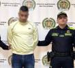 En la imagen, el hombre capturado por violencia intrafamiliar agravada quien figuraba en la lista de los más buscados por este delito en el Valle de Aburrá. FOTO Policía.