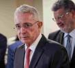 Expresidente Álvaro Uribe en juicio por soborno a testigos. Foto: Colprensa