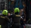 Descripción: Riña contra policía por accidente en moto con una camioneta en la 10 de El Poblado. Fecha de evento: 24/12/2020. Foto: Andrés Camilo Suárez