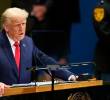 Donald Trump hizo una interevnción de casi una hora ante la Asamblea General de la ONU. FOTO AFP