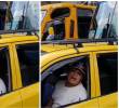 El taxista involucrado en el hecho de intolerancia a la altura del centro comercial San Diego, en Medellín. FOTOS Denuncias Antioquia.