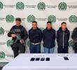 A los detenidos les imputaron cargos por secuestro extorsivo y hurto calificado y agravado. FOTO: CORTESÍA DE POLICÍA.