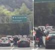 La escena quedó captada de un video ciudadano. FOTO: Cortesía Denuncias Antioquia