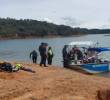 La búsqueda del joven de 22 años continúa, de manera superficial, en otros puntos del embalse y en las laderas. FOTO Cortesía.