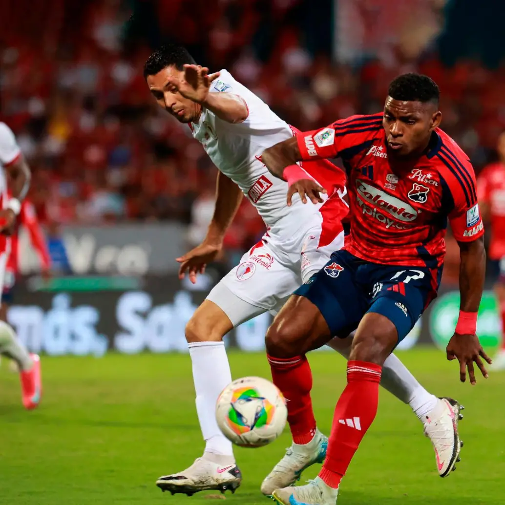 Independiente Medellín y América de Cali será uno de los duelos decisivos de la última fecha de la Liga BetPlay. Foto: Manuel Saldarriaga