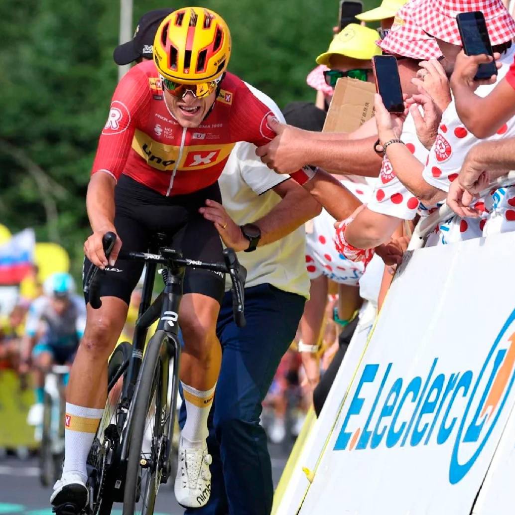  Tobias Johannessen se ubica undécimo en el actual Tour. FOTO: AFP